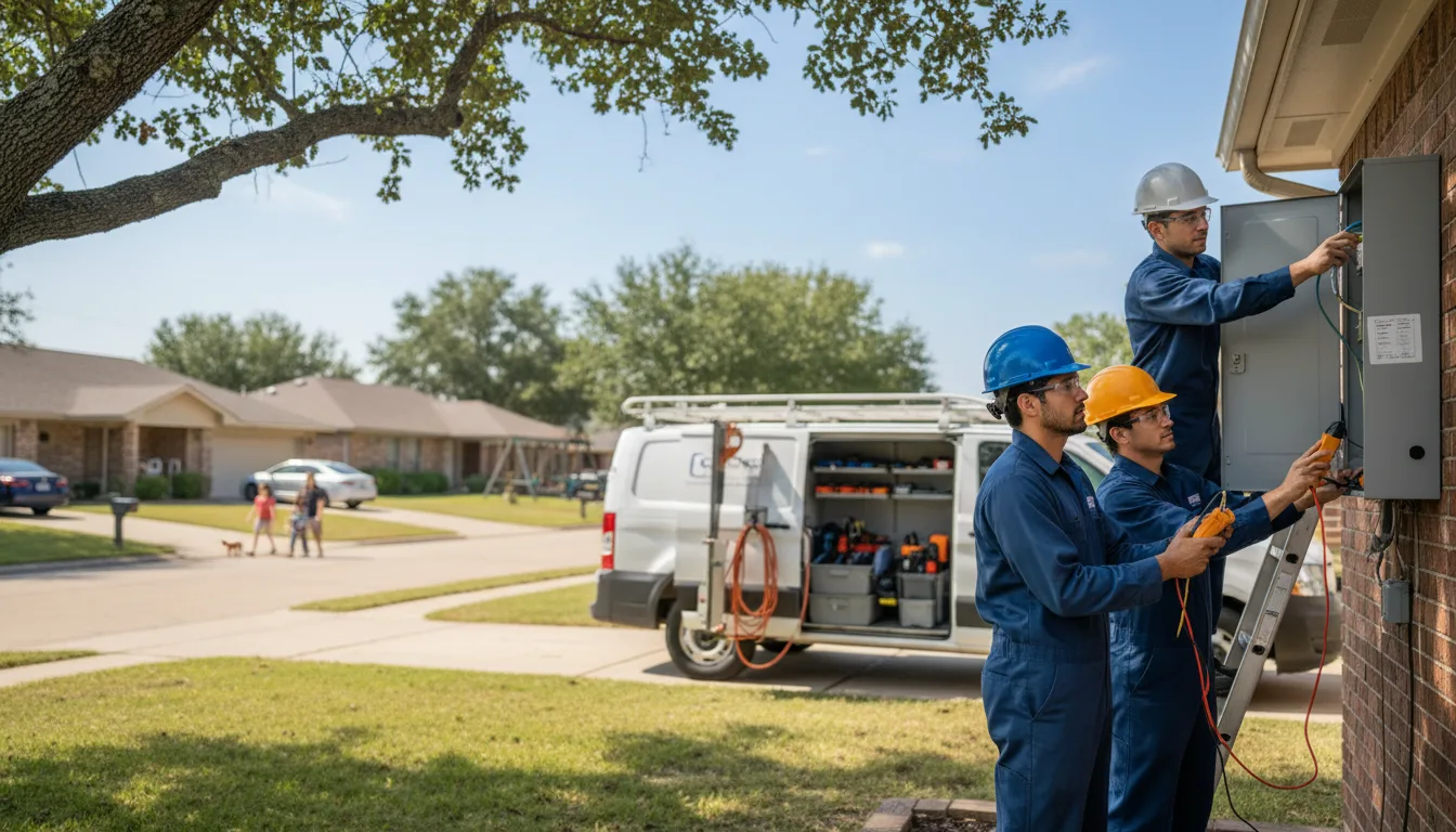 Certified electrician providing emergency electrical services in Garrison, IA